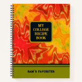 ボホオモダンレンジカレッお気に入りのジレシピ ノートブック (正面)