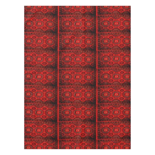 ボホオリエンタルラグの外観 テーブルクロス (正面)