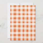 ボホオレンジカボチャ婚約パーティ招待状 招待状 (裏面)