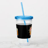 ボホオレンジカメラ&フローラブーケウォータカラー アクリルタンブラー (左)