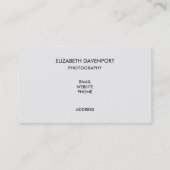 ボホオレンジカメラ&フローラブーケウォータカラー 名刺 (裏面)