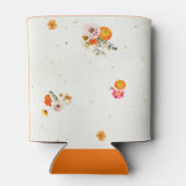 ボホオレンジコテージコアフローラブライダルシャワー名 缶クーラー (裏面)