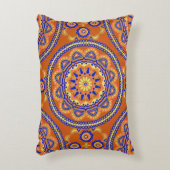 ボホオレンジタイルデザイン アクセントクッション (正面(垂直))