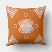 ボホオレンジトライバル クッション (裏面)