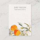 ボホオレンジフルーティ空白のジュエリー表示ホルダー 名刺 (正面)