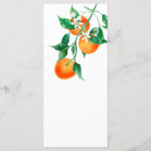 ボホオレンジブロッサム結婚ズ メニュー (裏面)