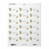 ボホオレンジブロッサム結婚ズ ラベル (フルシート)