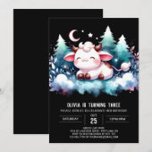 ボホオンラインカウズ誕生日 招待状 (正面/裏面)