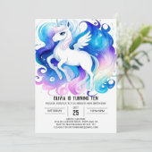 ボホオンラインポニー誕生日 招待状 (スタンド正面)