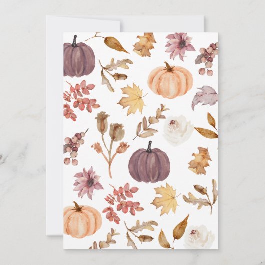 ボホオータムリタイアメントパーティー 招待状 (裏面)