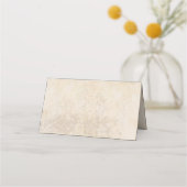 ボホオータムワイルドフラワー結婚ボタニーズ プレイスカード (裏面)