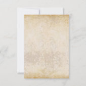 ボホオータムワイルドフラワー結婚ボタニーズ 出欠カード (裏面)