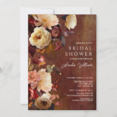 ボホオータムンフローラブライダルシャワー 招待状 (正面)