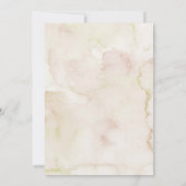 ボホオータム秋パンプキンワイルドフローラ誕生日 招待状 (裏面)