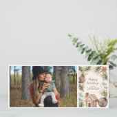 ボホオーナメントサラウンドフラットホリデーカード シーズンカード (スタンド正面)