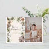 ボホオーナメントサラウンドフラットホリデーカード シーズンカード (スタンド正面)