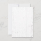 ボホカウースカルフローラ赤面ピンクウォーター色バラ 出欠カード (裏面)