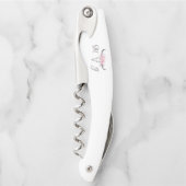 ボホカウースカル赤面水彩フローラモノグラム ソムリエナイフ (正面)