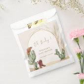 ボホカクタスアーチデザートカウボーイベビーシャワー フェイバーバッグ (封をした状態)