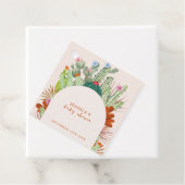 ボホカクタスアーチデザートパンパスベビーシャワー フェイバータグ (インサイチュ)