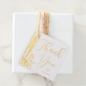 ボホカクタスパーソナライズされたゴールドフォイルありがとうラベル フェイバータグ (箱)