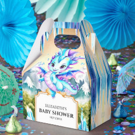 ボホカスタムドラゴンベビーシャワー フェイバーボックス