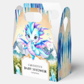 ボホカスタムドラゴンベビーシャワー フェイバーボックス (オープン)