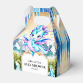 ボホカスタムドラゴンベビーシャワー フェイバーボックス (正面サイド)
