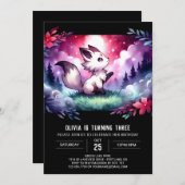 ボホカスタム誕生日 招待状 (正面/裏面)