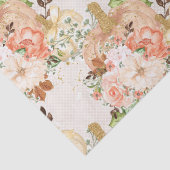 ボホカボチャ花水玉模様 薄葉紙 (詳細)