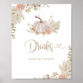 ボホカボチャ飲料ポスター ポスター (正面)