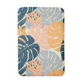 ボホカラフルトロピカル離れ模様 バスマット (正面縦)