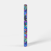 ボホカラフルドードルの花 SAMSUNG GALAXYケース (右側面)