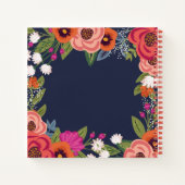 ボホカラフルフラワーズレシピ ノートブック (裏面)