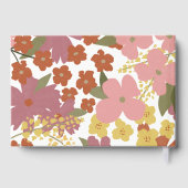 ボホカラフルフラワー結婚ズゲストブック ゲストブック (裏面)