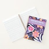 ボホカラフルフローラバレンタイン10代の贈り物 ノートブック (内部)