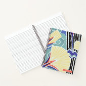 ボホカラフルフローラ抽象芸術アートby E.A. Seguy ノートブック (内部)