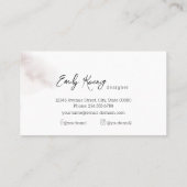 ボホカラフルフローラ 名刺 (裏面)