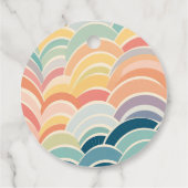 ボホカラフルレインボウズ赤ちゃんシャワー フェイバータグ (裏面)