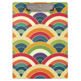 ボホカラフルレインボー クリップボード
