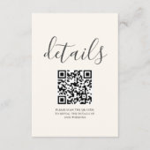 ボホカラフルワイルドフラワー結婚フローラ詳細 エンクロージャーカード (正面)