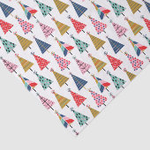 ボホカラフルーのクリスマスツリーパターン 薄葉紙 (詳細)