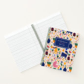 ボホカラフル砂漠猫のパターン名 ノートブック (内部)