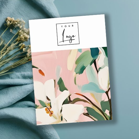 ボホカラフル絵を描ジュエリー空白のロゴ 名刺