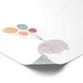 ボホカラーゾウプリント ポスター (角)