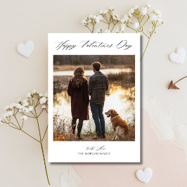 ボホカリグラフィー白黒ヴァレンティーンズデイファミリー シーズンカード