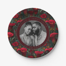 ボホカレリリープレートズフォー結婚バックヤードズ ペーパープレート