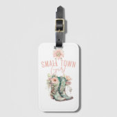 ボホカントリースモールタウンガール ラゲッジタグ (正面縦)