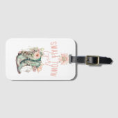 ボホカントリースモールタウンガール ラゲッジタグ (正面横)