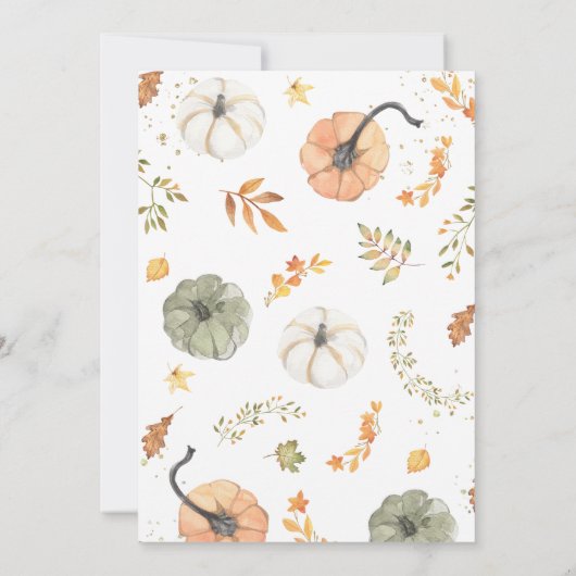 ボホカンプキンサンクスギニングディナー 招待状 (裏面)